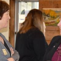 people talking with friends